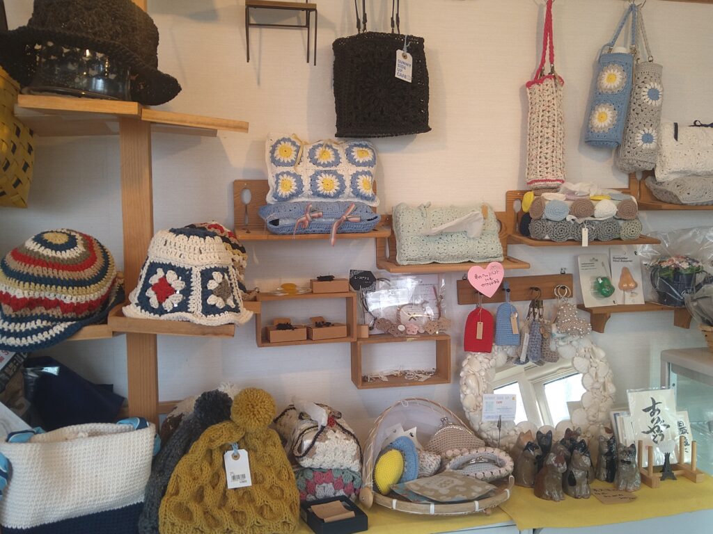 手編みの雑貨