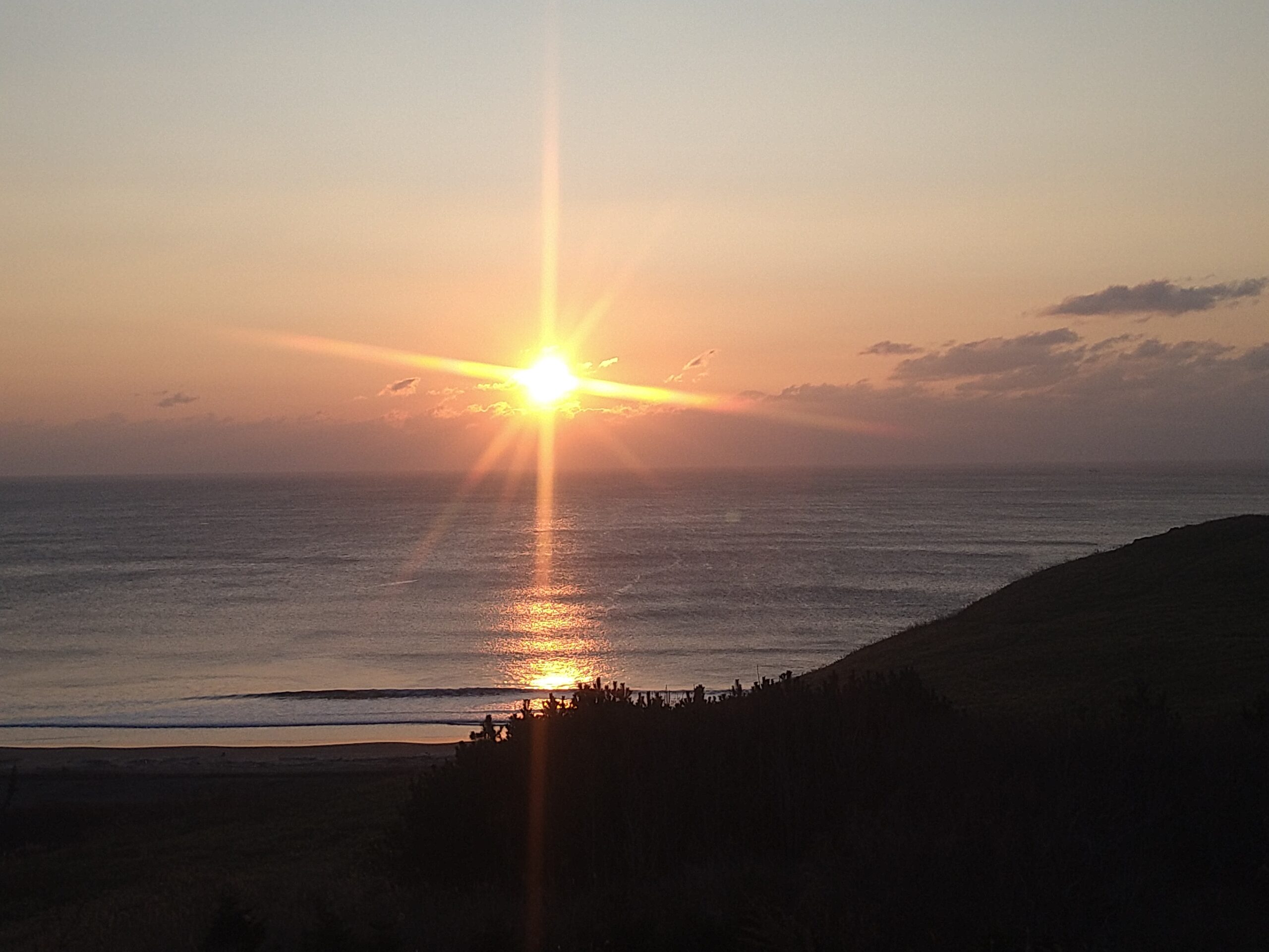 2025年冬至日の出②